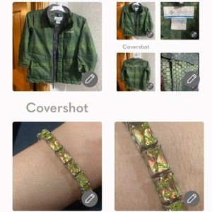 Columbia waterproof jacket XSP+925 bold🍋lime bracelet 7.5”